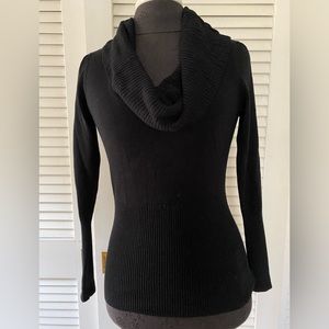 Black cowl neck sweater
